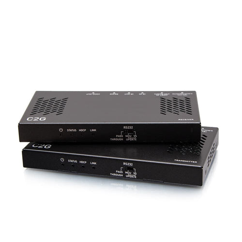 C2G30026 | HDMI HDBaseT + RS232 and IR over Cat Extender Box Transmitter to Box Receiver (18Gbps) - 4K 60Hz Series