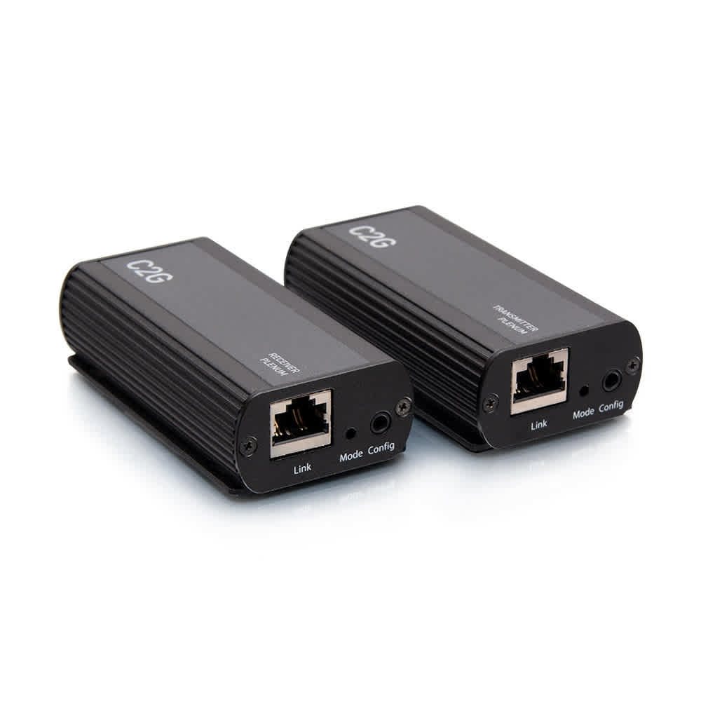 C2G54279 | 1-Port USB-C Extender Transmitter to Receiver Kit - USB 3.2 Gen 1 (5Gbps) - Plenum Rated Series
