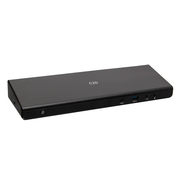 C2G54535 | USB-C® 12-in-1 Triple Display Docking Station with HDMI®, DisplayPort™, Ethernet, USB (TAA Compliant) Series