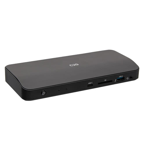 C2G54536 | Thunderbolt™ 3 USB-C 11-in-1 8K UHD Docking Station with DisplayPort, Ethernet, USB, SD Card Reader (TAA Compliant) Series