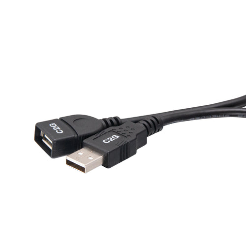 C2G68013 | USB 2.0 A Male to A Female Extension Cable - Black Series