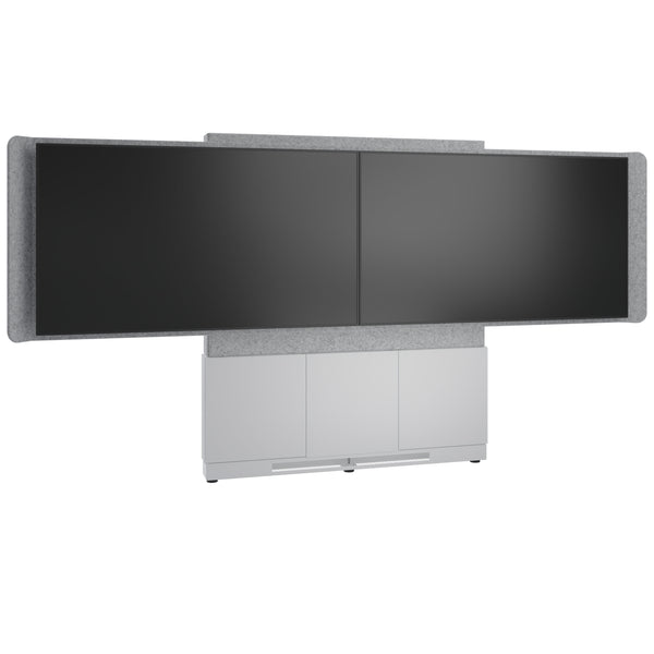 FM-DS-6675FW-HD8W | Forum™ Collaboration Suite Display Stand and Shroud Series