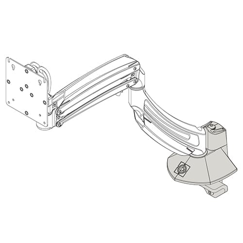 KRA244S | K1D Desk Clamp Base Conversion Accessories Series