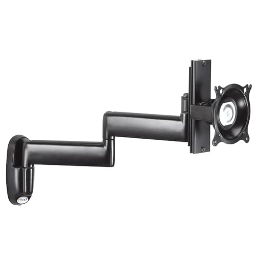 KWD130B | Dual Arm Wall Mount with Height Adjustment, Single Monitor Series
