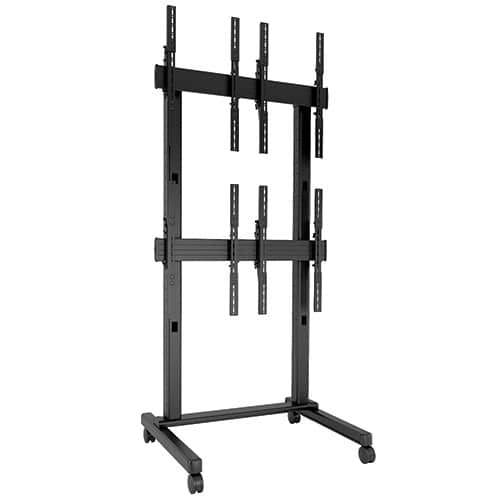 LVM2X2UP | Fusion® Micro-Adjustable Freestanding Video Wall Cart Solutions Series