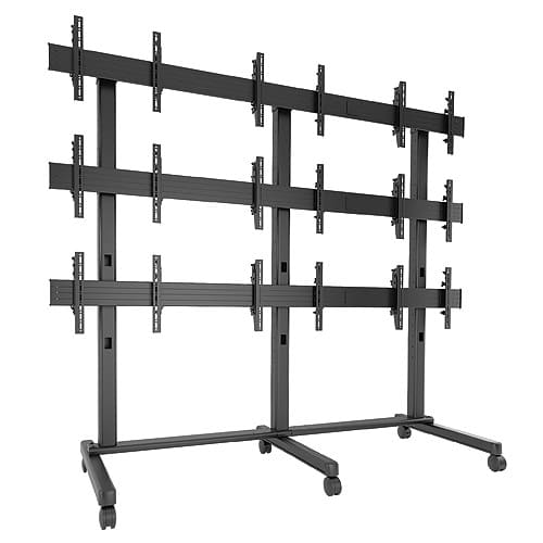 LVM3X3U | Fusion® Micro-Adjustable Freestanding Video Wall Cart Solutions Series