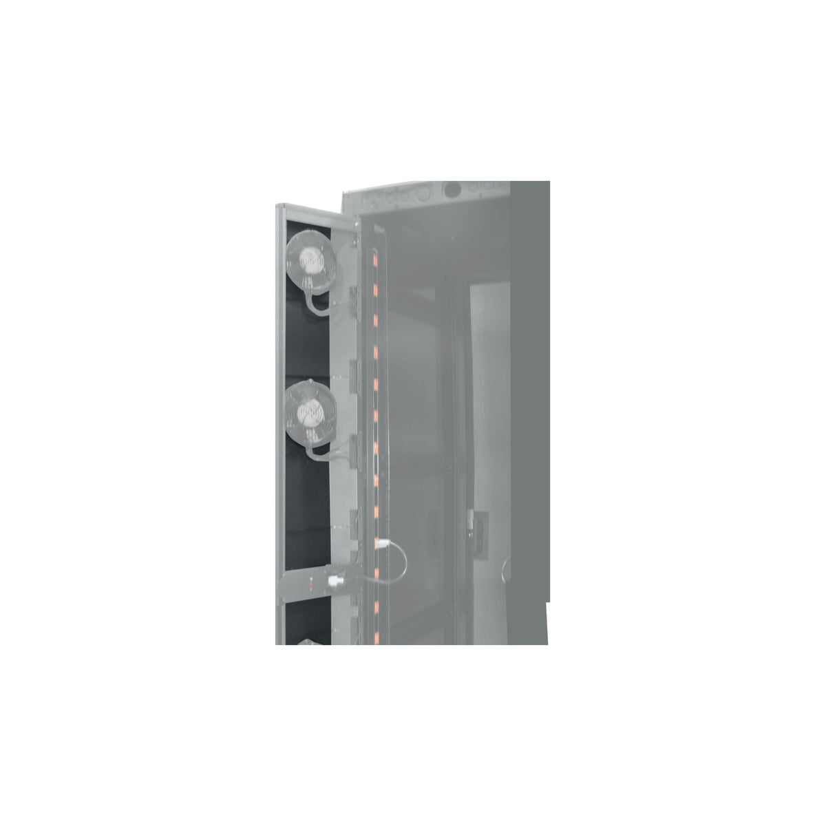 MWCFRD-1/2PNL-45 | High CFM Split Rear Door Fan Panel Series
