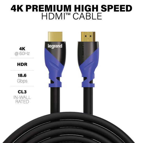 AC4K5MBK | 4K Premium Certified HDMI Cable Series
