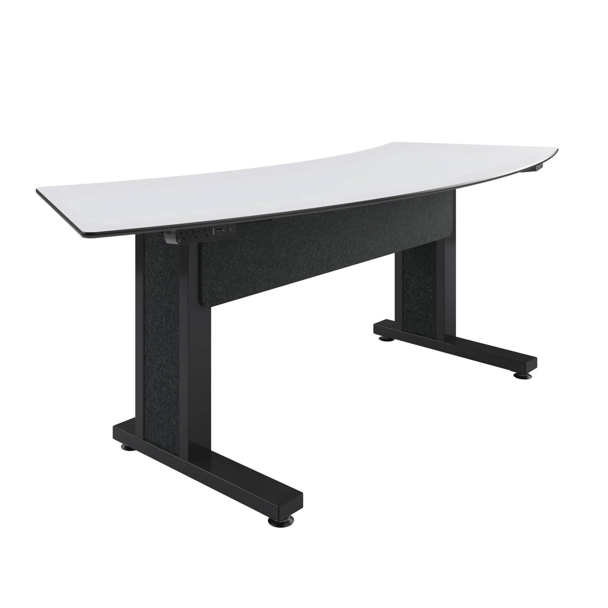 TBL-ARC-3P-SH-WB | Forum™ Collaboration Suite Arc Table Series