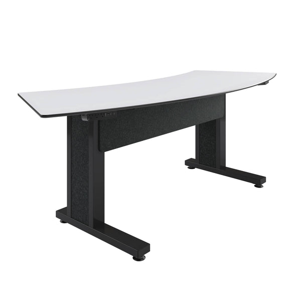 TBL-ARC-3P-SH-WB | Forum™ Collaboration Suite Arc Table Series