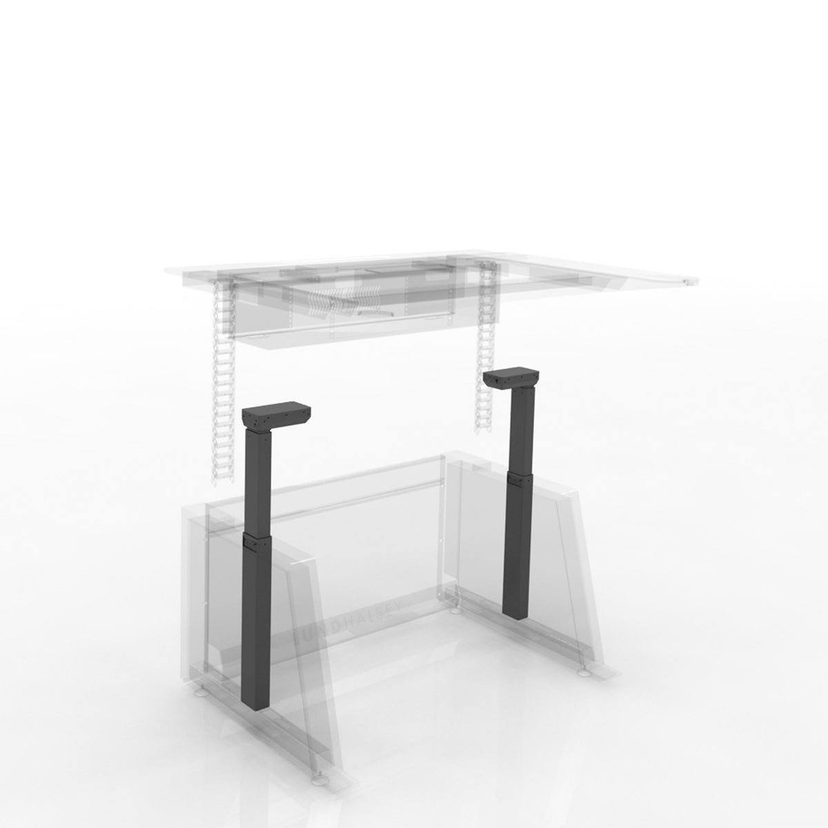 LH-VLAHA | LundHalsey Visionline Console Height Adjust Kit Series