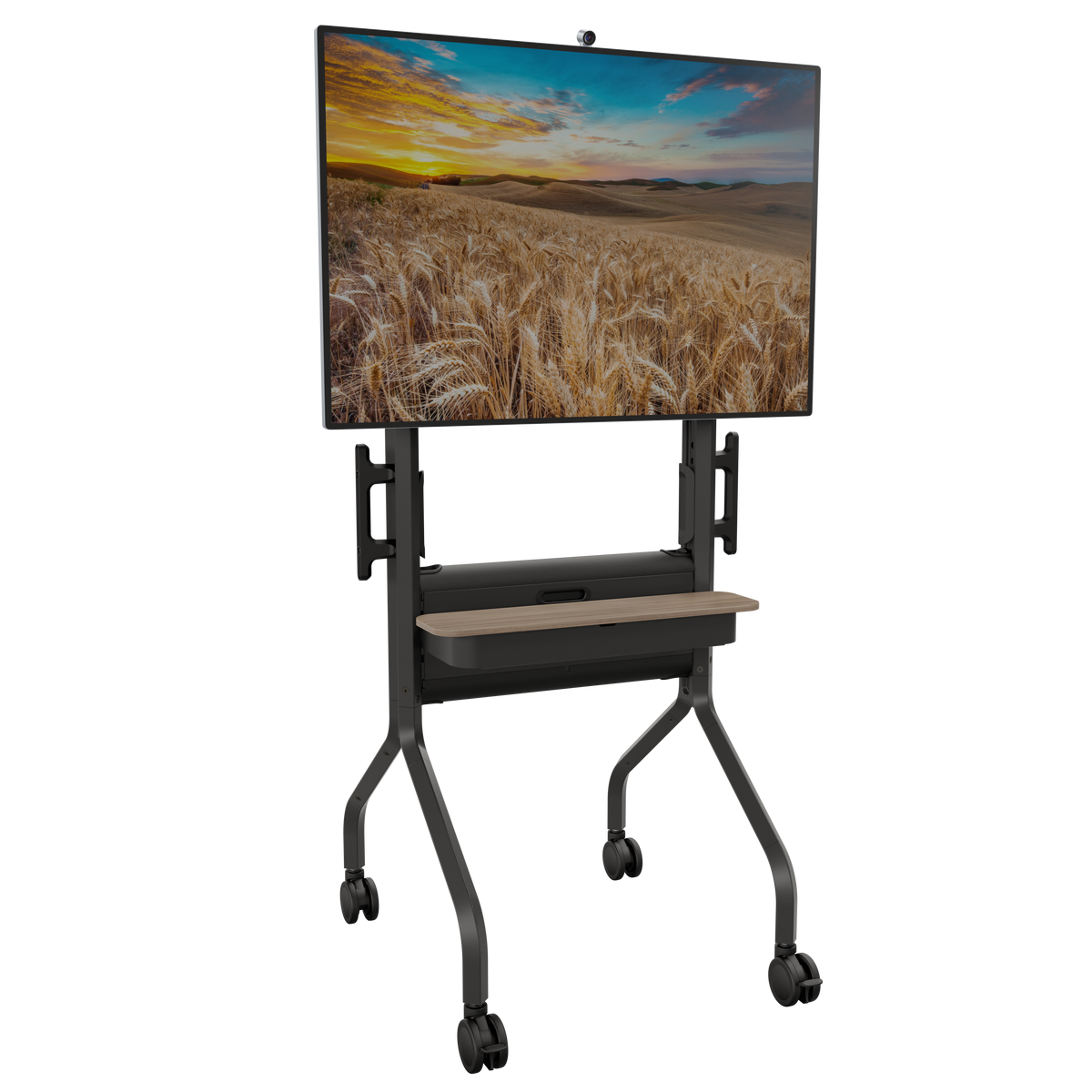 LSCUB | Voyager Large Manual Height Adjustable AV Cart Series