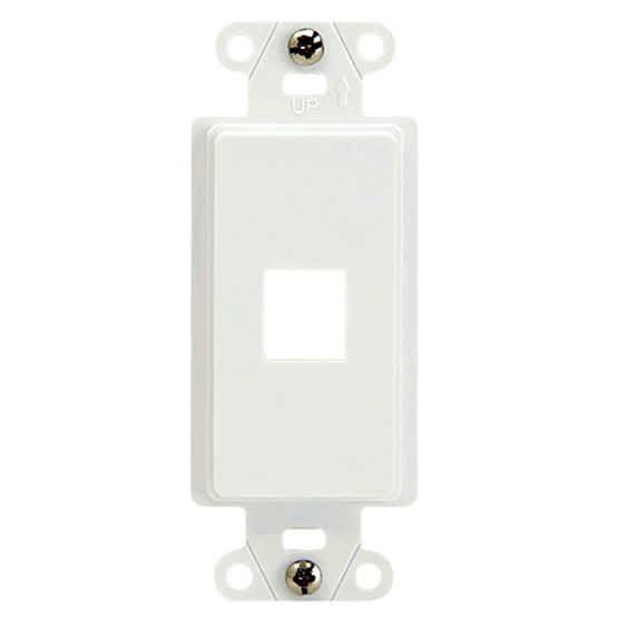 WP3421WHV1 | 1-Port Decorator Strap in White Series