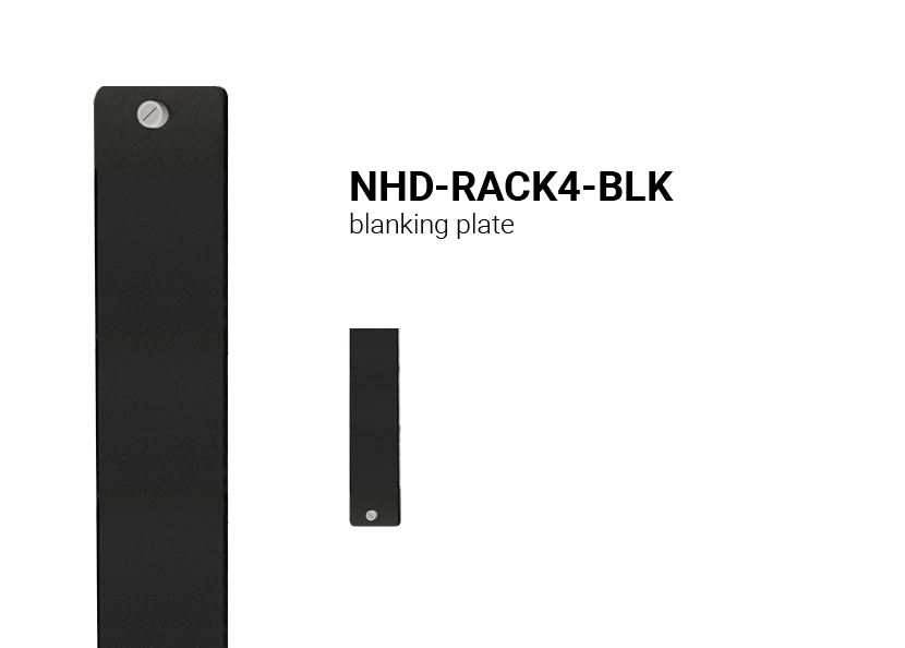 Spare or additional blanking plate for
