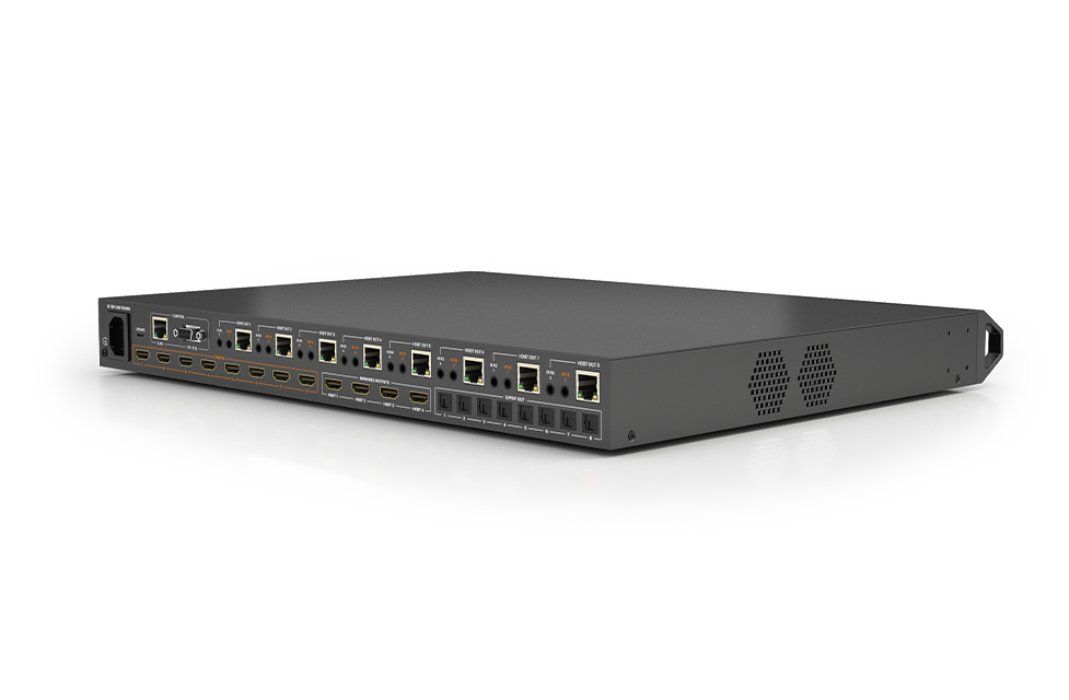 4K60Hz 8x8 HDBaseT Matrix, Dolby Vision & HDR, PoH,Audio De-embed
