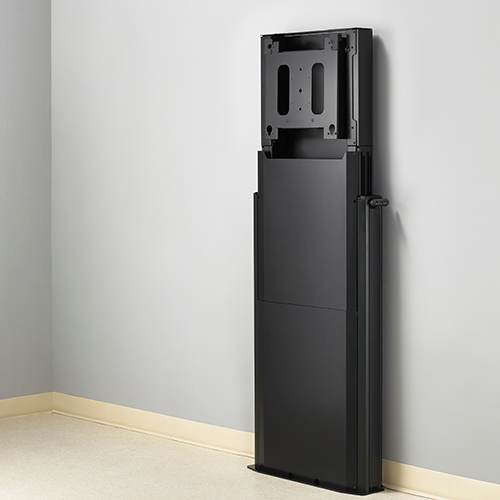 XFD1U | Large Capacity Electric Height Adjustable Flat Panel Floor Support Mount -LFE1U Series