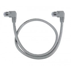 CAT5e Left Angle to Left Angle Shielded Patch Cord
