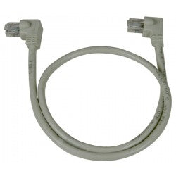 CAT5e Left Angle to Left Angle Patch Cords, Operating Temperature Range: -4 to 140Â°F (-20 to 60Â°C)