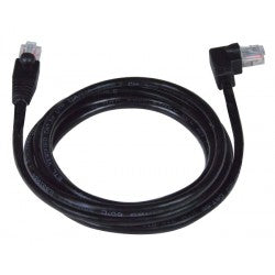 CAT5e Right Angle to Straight Patch Cords, Operating Temperature Range: 32 to 140Â°F (0 to 60Â°C)