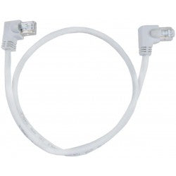 CAT5e Right Angle to Right Angle Patch Cords, Operating Temperature Range: 32 to 140Â°F (0 to 60Â°C)