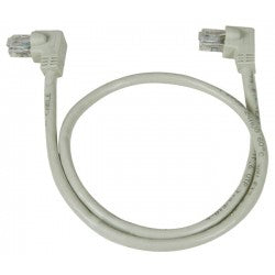 CAT6 Left Angle to Left Angle Patch Cords, Operating Temperature Range: -4 to 140Â°F (-20 to 60Â°C)