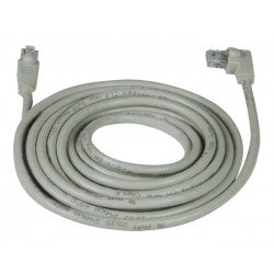 CAT6 Left Angle to Straight Patch Cords, Operating Temperature Range: -4 to 140Â°F (-20 to 60Â°C)