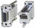 Adapter to connect DB-9M serial ports to the SERIMUX