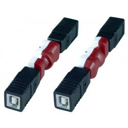 Flexible USB Type B Gender Changer, Female to Female