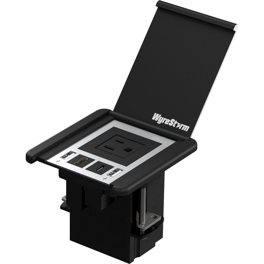 Compact In-Desk Box with  HDMI USBC  and  USB  Charging  North America
