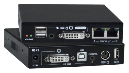 DVI USB/PS2 KVM over IP - Remote Server Management
