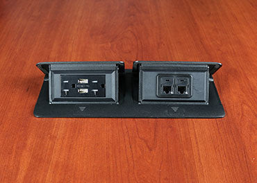 DQFP20UBK-2A | deQuorum Dual Flip-Up Unit Series