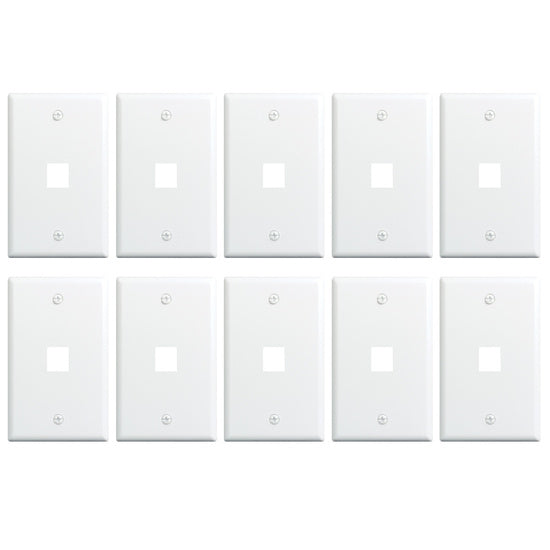 WP3401WH10 | 1-Gang 1-Port Wall Plate Series
