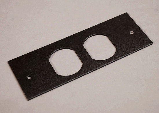 OFR47-D | OFR Series Overfloor Raceway Duplex Device Plate Series