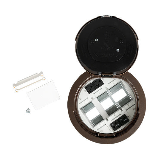 8AT2PCRBZ | 8AT2PRCAA 8 inch Prewired Flush Brush Alum Assembly Marked Controlled BK CKT Series