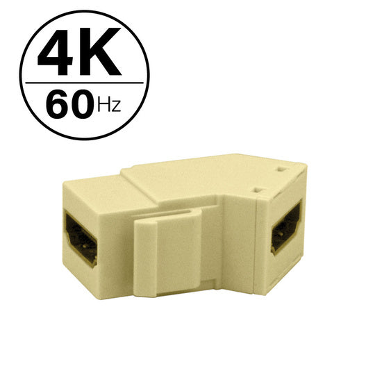WP124KIV | 4K HDMI Coupler Keystone Insert Series