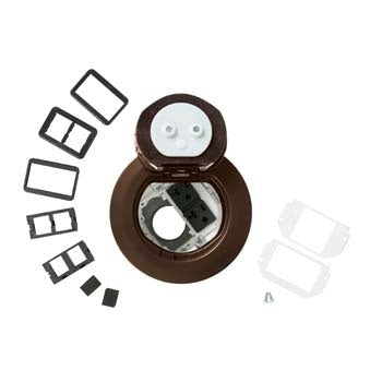4ATCP2CRBZ | 4AT Prewired Dual Service Controlled Receptacle Evolution™ Poke-Thru Device Series