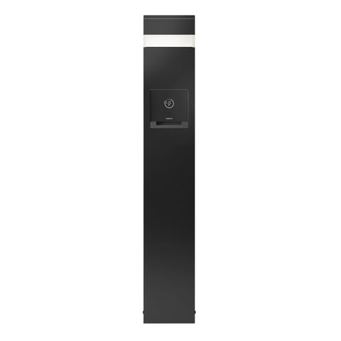 XCSLF2G-BK | Charging Station with Area Light Series