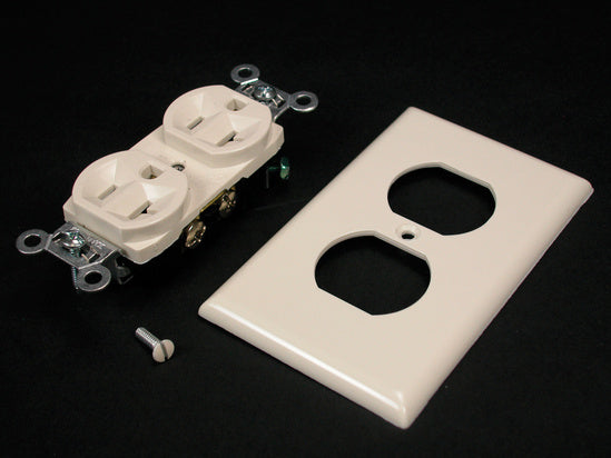 DRP20A-V | 3000 ColorMatch Ivory Duplex Receptacle and Plate Fitting Series