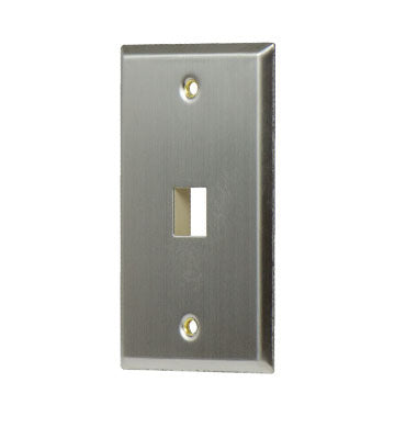 WP3401SS | 1-Gang 1-Port Wall Plate Series