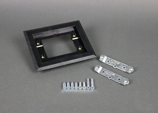817PCC-BRN | Omnibox One Gang Rectangular Black Plastic Carpet Flange Series