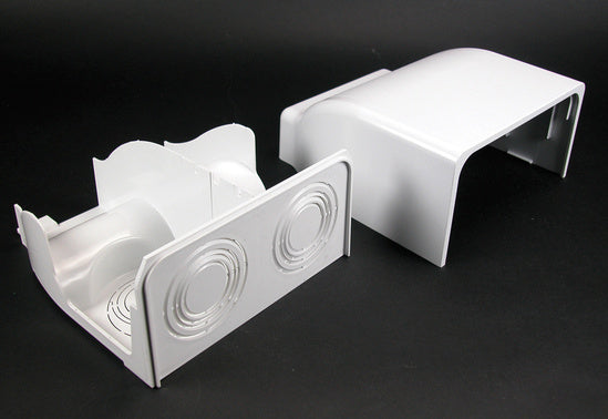 5410DFO-WH | 5400 Radiused Divided Entrance Cap Fitting Series