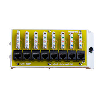 AC1068 | 8 Port Cat6 Network Interface Module Series