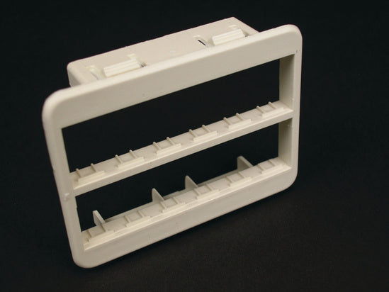 MAB6TJ-GY | MAB6TJ CM Ortronics Tracjack 6A Adapter Mounting Bezel Series