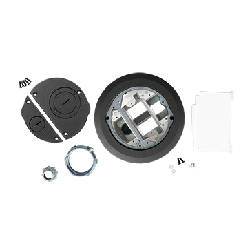 6ATCFFGY | Evolution 6ATCFF Series Recessed Furniture Feed Assembly with Surface Style Cover Series