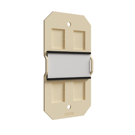 810DJ4LB | 1-Gang Labeled Data Plate Series