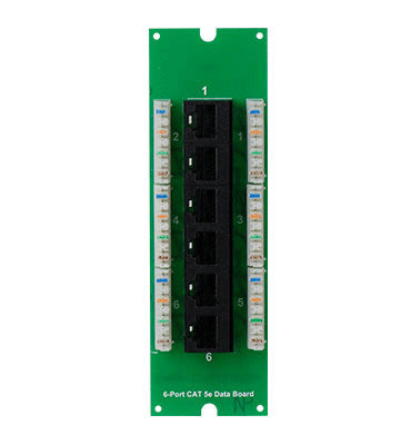AC0506 | 6-Port Cat5e Data Board for MDU enclosure Series