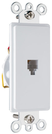 26TE14W | Decorator Modular Jack in White Series