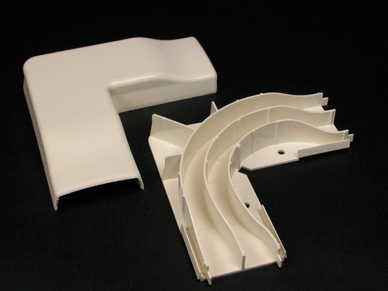2311DFO-WH | 2300 Radiused Divided Flat Elbow Fitting Series