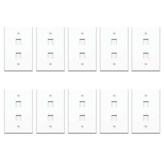 WP3302WH10 | 1-Gang 2-Port Oversized Wall Plate Series
