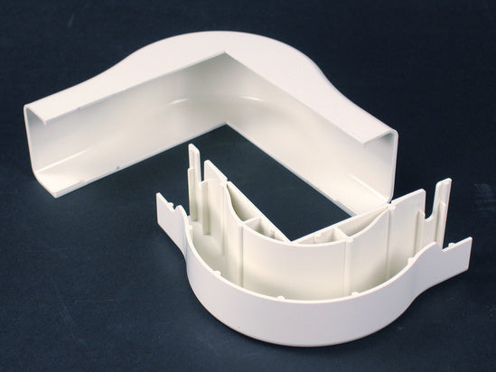 2918FO-WH | Uniduct® 2900 Series Radiused External Elbow Fitting Series